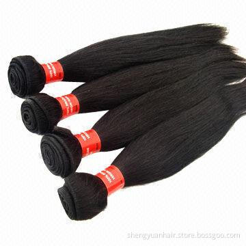 Hot Sale Brazilian Virgin Hair Straight Wholesale Remy Human Hair Extensions, 8 to 30 Inches